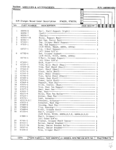 Shelves And Accessories Page 2 Diagram and Parts List for 22752  Maytag Refrigerator