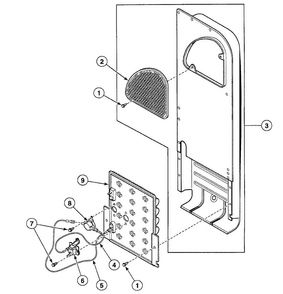 Heater Diagram and Parts List for SSE307LF1500  Speed Queen Dryer