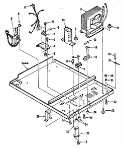 Microwave Parts Diagram and Parts List for 8504428390  Kenmore Microwave