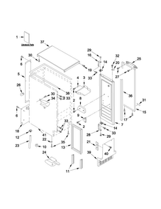 Part Location Diagram of W10541616 Whirlpool USE & CARE GUIDE