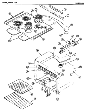 03 - OVEN Diagram and Parts List for 3090000  Maytag Microwave
