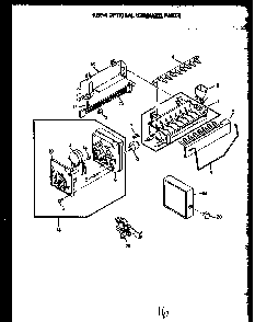 Section 5 Diagram and Parts List for GFS187 MN10 Caloric Refrigerator