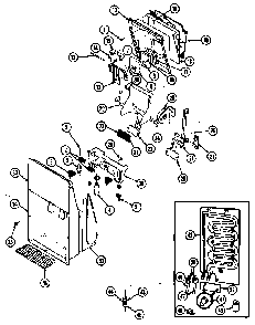 Ice & Water Dispenser Diagram and Parts List for GS24X8DA-DR83A  Maytag Refrigerator