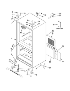 Part Location Diagram of W10123476 Whirlpool ENERGY GUIDE