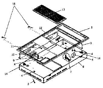 Section 4 Diagram and Parts List for CC8-P8591904S  Amana Cooktop