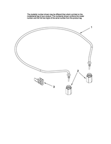 Heater Parts Diagram and Parts List for MDB5601AWB3  Maytag Dishwasher