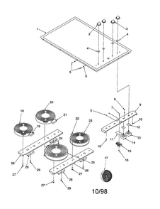 Part Location Diagram of RS2420002 Whirlpool DISCONTINUED