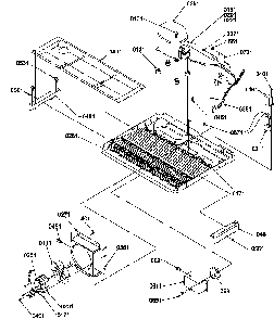 Machine Compartment Diagram and Parts List for SG19SW-P1193702WW  Amana Refrigerator