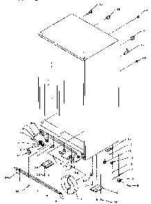 Drain And Rollers Diagram and Parts List for SPD25AW-P1162435WW  Amana Refrigerator