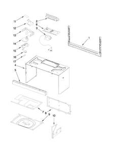 Part Location Diagram of W10310722 Whirlpool HOLDER