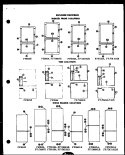 BREAKER FRAME LOCATIONS Diagram and Parts List for FFS105LA  Amana Refrigerator