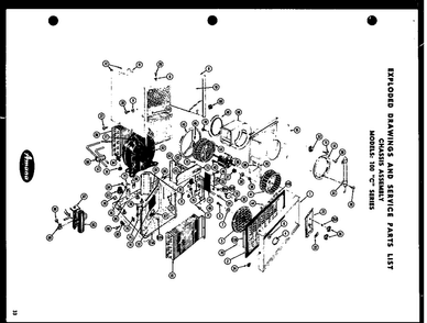 Section 9 Diagram and Parts List for 200C-8R  Amana Air Conditioner