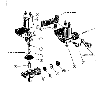 802301 Water Inlet Valve Assembly Diagram and Parts List for SDWP2410  Kenmore Dishwasher