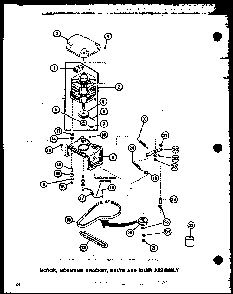Section 11 Diagram and Parts List for LW3303W P1164316WW Amana Washer