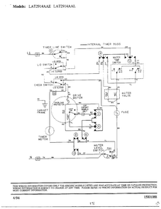 Wiring Diagram Diagram and Parts List for 6329  Maytag Washer