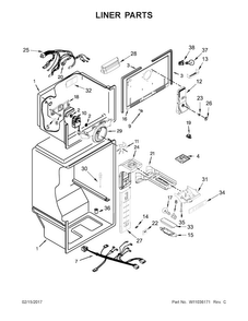 Part Location Diagram of W10841668 Whirlpool CONTRL-BOX