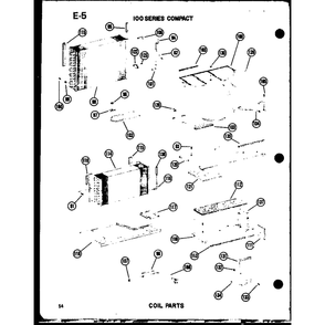 Coil Parts 3 Diagram and Parts List for 113-5N P54975-61R Amana Air Conditioner