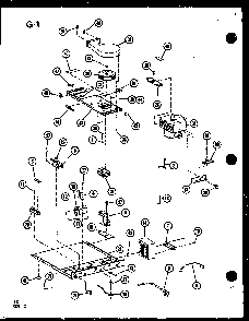 Section 4 Diagram and Parts List for RC-6D P73860-3M Amana Microwave