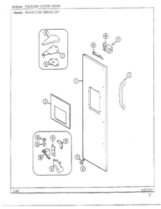 Part Location Diagram of 61001684 Maytag DISCONTINUED