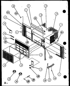 Diagram 5 Diagram and Parts List for 7P2MB P1114103R Amana Air Conditioner