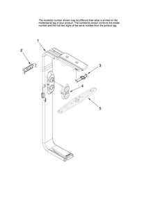 Upper Wash And Rinse Parts Diagram and Parts List for MDBH955AWS3  Maytag Dishwasher