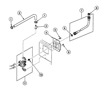 Valve Assy Diagram and Parts List for SWFX71QN3050  Speed Queen Washer