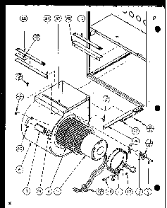 Section 4 Diagram and Parts List for GHI115A50C P6983116F Amana Heater