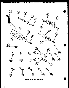 Section 3 Diagram and Parts List for LE3902W P1122603WW Amana Dryer