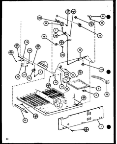 Diagram Diagram and Parts List for IC3H-P7621307W-TM  Amana Refrigerator