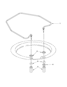 Heater Parts Diagram and Parts List for JDB3650AWR5  Jenn-Air Dishwasher