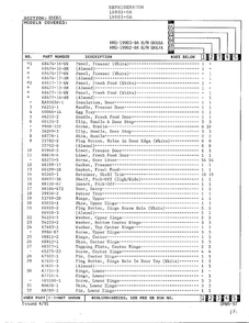 Doors Page 2 Diagram and Parts List for 19903-0A  Admiral Refrigerator