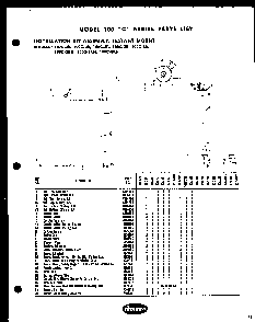 Section 7 Diagram and Parts List for 200C-8R  Amana Air Conditioner