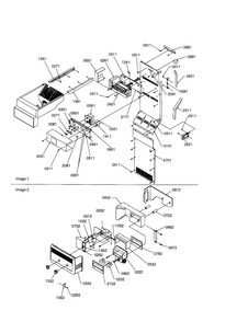 Ice Maker/control Assembly Diagram and Parts List for SXD22S2L-P1303512WL  Amana Refrigerator