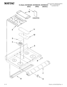 Part Location Diagram of WPW10281279 Whirlpool White Knob