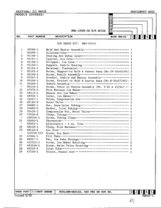 Ice Maker Page 2 Diagram and Parts List for 19504-0A  Admiral Refrigerator