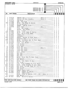 Automatic Dryer Page 2 Diagram and Parts List for 7834A REV E Norge Dryer