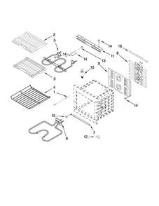 Part Location Diagram of W10176179 Whirlpool BRKT-SUPRT