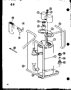 Section 2 Diagram and Parts List for ES6P-2SPMP P54972-35R Amana Air Conditioner