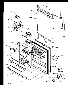 Section 18 Diagram and Parts List for TS18R2G-P1158311WG  Amana Refrigerator