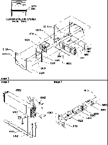 Evaporator And Fan Motor Assemblies Diagram and Parts List for TR521VW-P1322601WW  Amana Refrigerator