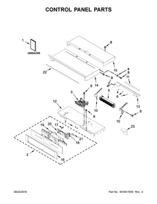 Part Location Diagram of W10810292 Whirlpool SHIELD