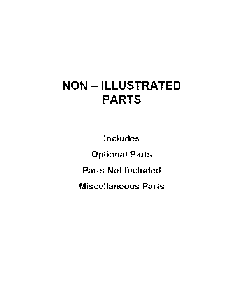 Optional parts (not included) Diagram and Parts List for MGR6600FW2  Maytag Range