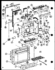 Insullation Diagram and Parts List for SRI19F-L-P7700004WL  Amana Refrigerator