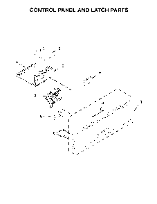 Part Location Diagram of WPW10481001 Whirlpool Control Panel