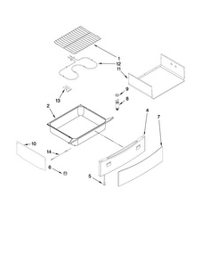 Part Location Diagram of 2416F086-71 Whirlpool PANEL