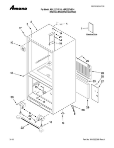 Part Location Diagram of W10212713 Whirlpool ENERGY GUIDE