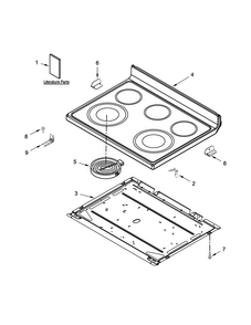 Part Location Diagram of W10771750 Whirlpool USE AND CARE GUIDE (ENGLISH)
