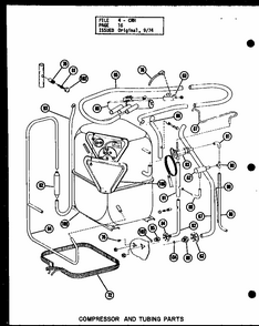 Part Location Diagram of D5541601 Whirlpool NLASUCTION TUBE
