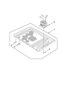 Base Plate Parts Diagram and Parts List for AMC7159TAB1  Amana Microwave