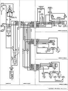 Wiring Information Diagram and Parts List for JB2028PEHB  Jenn-Air Refrigerator